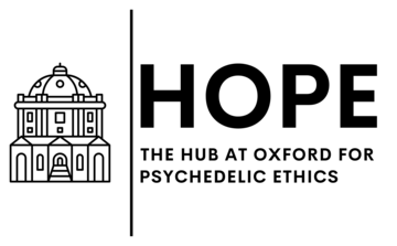 black outline of the Radcliffe Camera building on white background with text