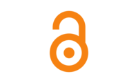 Transparent open access lock picture of an orange open padlock