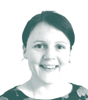 Halftone portrait image of Kathryn Francis
