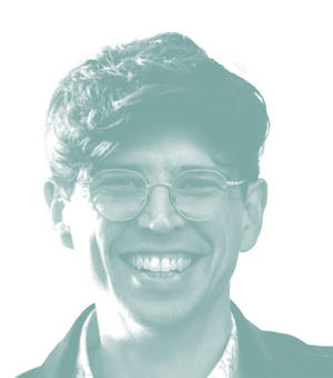 Colorised portrait photo of Aidan Runagall McNaul