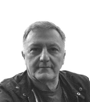 Black and white photo of Darlei Dall’Agnol 