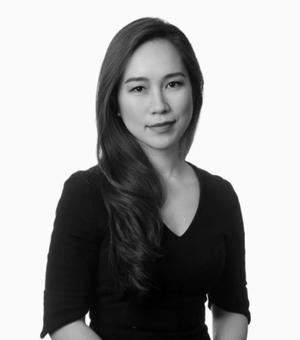 Black and white headshot of Tiffany Lam